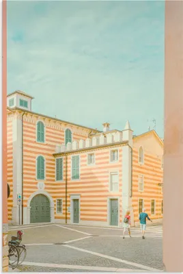 Produktbild von ARTland Wandbild Alu für Innen & Outdoor Piazza Mazzini Größe: 20x30 cm