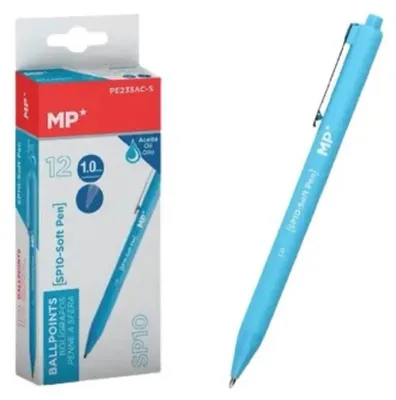Obrázok produktu pre Długopis olejowy 1,0 mm lazurowy 12 sztuk
