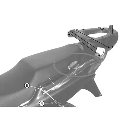 Zdjęcie produktu dla Kappa Topcasetraeger Kappa Hon Vfr800 98-01