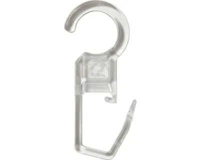 Produktbild von Gardinia Home Decor 2350, Vorhanghaken, Kunststoff, Transparent, 10 Stück(e)