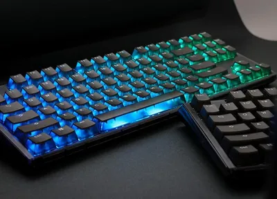 Produktbild von Ducky One 3 Aura Black TKL Gaming Tastatur RGB LED - MX-Silent-Red - Tastatur - QWERTZ