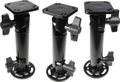 Produktbild von Brodit Pedestal Mount 215838 Sockelhalterung mit Flügelmutter - Arretierung:  Flügelmutter