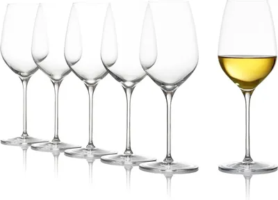 Produktbild von Stölzle Lausitz Fino 6 Stück Weißweinkelch klar 236 00 03 | EAN 4012632295620