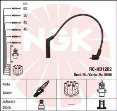 Produktbild von NGK Zündleitungssatz 5506