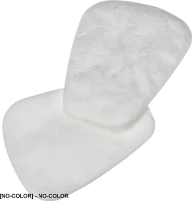 Two white filter inserts are shown against a white background.