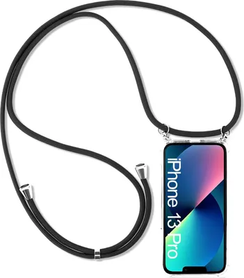 Image de Coque transparente et noire pour Apple iPhone 13 Pro