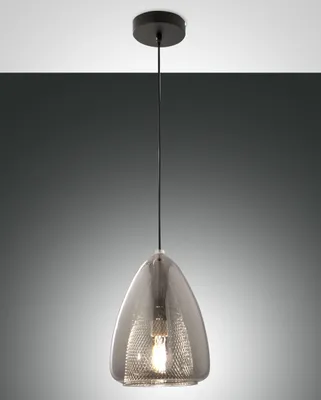 Produktbild von Fabas Luce Pendelleuchte Britton E27 Ø220mm Grau