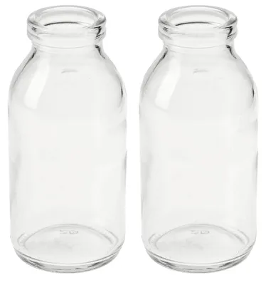 Produktbild von Glasvasen Milchflaschen Glasflaschen 2er Set Ø 5 cm