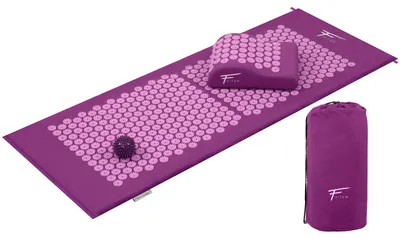 Image de Solidchoice - Tapis d'acupression avec coussin pour la relaxation et le bien-être