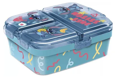 Image de Boîte à lunch Disney Lilo et Stitch à plusieurs compartiments,