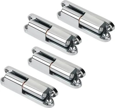 Produktbild von Silberne Türscharniere robust und vielseitig 4er Set