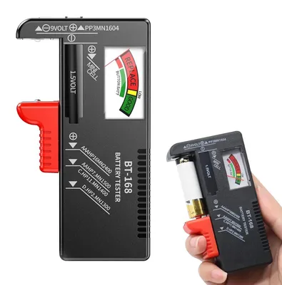 Zdjęcie produktu dla Tester baterii do wszystkich rodzajów baterii, w tym AA, AAA, C, D, 9V oraz baterii guzikowych