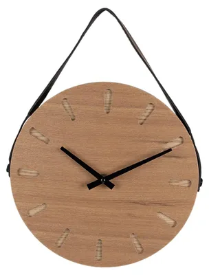 Produktbild von Clayre & Eef Wanduhr Ø 30 cm Braun MDF