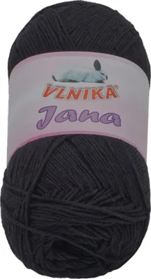 Zdjęcie produktu dla Przędza JANA - 100 g / 330 m - czarna