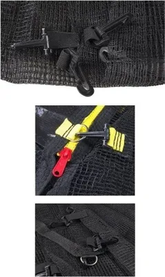Obrázok produktu pre Súprava bezpečnostnej siete a stĺpikov na trampolínu - vhodná pre trampolíny s priemerom 244 cm so 6 stĺpikmi bezpečnostnej siete