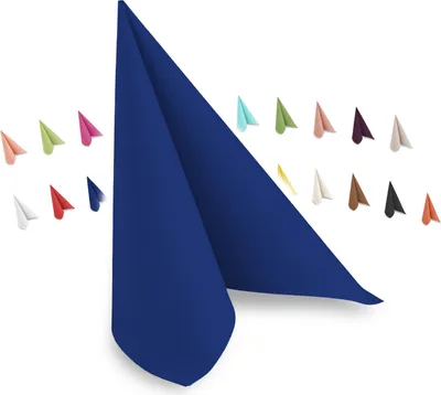 Produktbild von Hypafol Airlaid-Serviette blau | 50 St. | 40 x 40 cm | hochwertiges Material | für Gastronomie und Zuhause