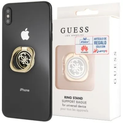 Produktbild von Guess Ringständer GURSEQGBK gold-schwarz /gold & schwarz 4G Handyhülle