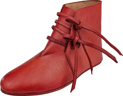Produktbild von Mittelalter Schuhe Typ London einfach genagelte Sohle Korduan-Rot Gr. 40