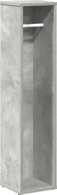 Produktbild von Badezimmerschrank mit Rollenhalter Betongrau 20,5x20x90 cm