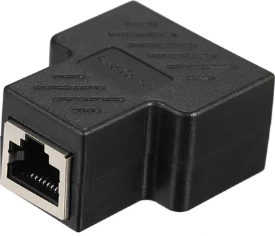 Zdjęcie produktu dla Adapter RJ45 Rozgałęźnik Złącze 1 na 2 porty żeńskie dla CAT 5/CAT 6/CAT 7 LAN Ethernet Kable Gniazdo Rozgałęźnik Koncentrator PC Laptop Router Kontakt Wtyczka Modułowa