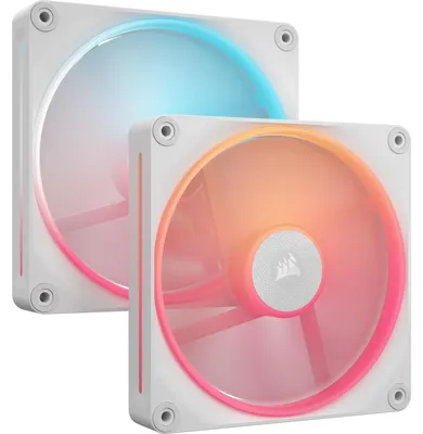 Zdjęcie produktu dla Corsair iCUE LINK LX140-R RGB, Wentylator, 14 cm, 2000 RPM, Biały
