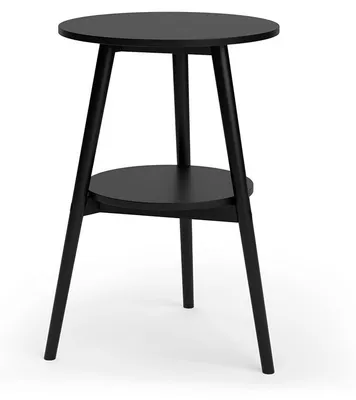 Produktbild von Couchtisch Vicco Rondal Schwarz 38 x 38 cm, Model 59347