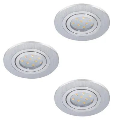 Produktbild von EGLO AREITIO, Einbaustrahler, GU10, 1 Glühbirne(n), LED, 3000 K, Aluminium