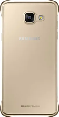 Produktbild von Samsung EF-QA510, Cover, Samsung, Galaxy A5, Gold, Durchscheinend