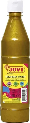 Produktbild von Jovi Flüssige Plakatfarbe metallic 500 ml Flasche gold