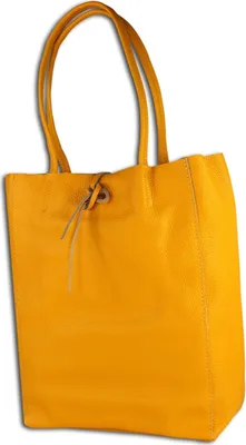 Produktbild von Toscanto Handbags Shopper, gelb Leder OTT112SY