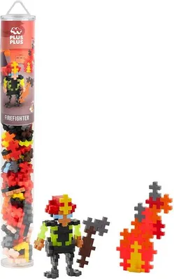 Produktbild von Plus Plus Feuerwehrschlauch (4294) Konstruktionsspielzeug 100 Stücke Mehrfarbig Kinder Mehrfarbig One Size
