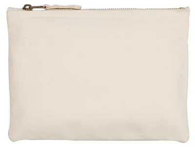 Produktbild von Mr. & Mrs. Panda Schminktasche Hase Blume Größe M - Weiß - Geschenk, Taufgeschenk, Ostern, Schulmäppchen, Kulturbeutel, Träume, Taufe, Geburtstag, Etui, Schwangerschaft
