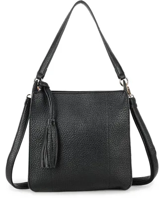 Image de Sac bandoulière Giuliano Kunstlederen modèle Sterre - Pour femmes - Noir