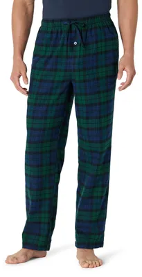Immagine prodotto di Pantaloni da pigiama in flanella traspirante da uomo, marca Essentials (disponibili in diverse taglie)