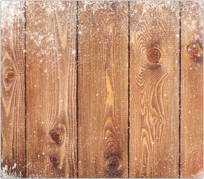 Produktbild von Spritzschutz Herdabdeckplatte Schneidebrett aus Glas Schnee auf Holz 1-Teilig (60x52cm)