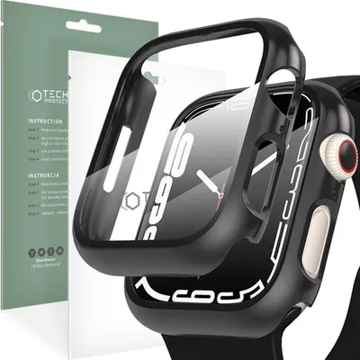 Image de Tech-Protect Defense360 Apple Watch 7 / 8 / 9 (45 Mm) Noir