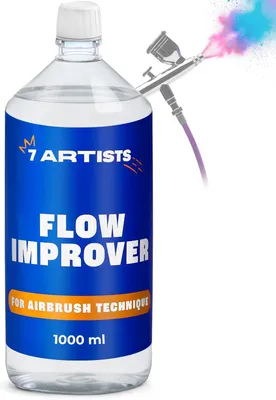 Produktbild von Airbrush Flow Improver 1000 ml, Verbesserte Farbfluss, Reduziert Tip Dry, für Acrylfarbe