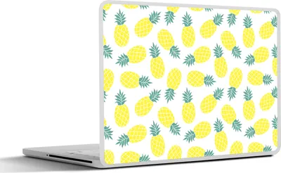 Produktbild von MuchoWow® Laptop Aufkleber Sticker Cover Sommer - Tropisch - Design - Ananas 30x22 cm - Laptop-Sticker