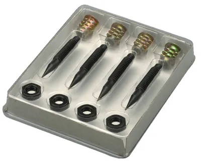 Produktbild von MONACOR SPS-45/SW LS-Spike-Set (4er)