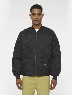 Produktbild von Dickies Diamond Quilted Jacke, Schwarz, XXL