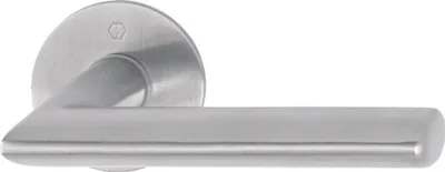 Immagine prodotto di Coppia di maniglie a leva stock.E1140Z/849N VA F69 con rosette a leva VK 8mm HOPPE