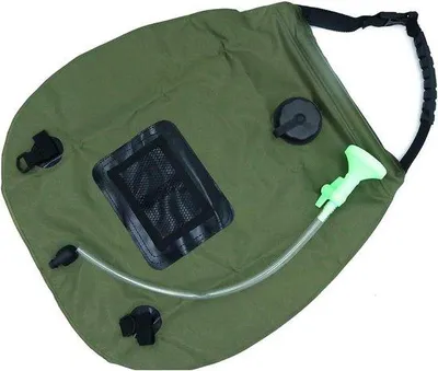 Immagine prodotto di Doccia solare portatile da 20 litri per il campeggio e le attività all'aperto con termometro