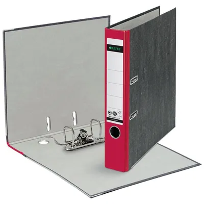Produktbild von Leitz Cardboard binder 180°, A4, Karton, Rot, 350 Blätter, 5,2 cm, 55 mm