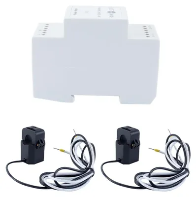 WiFi-Energiemeter, bidirektional, 2-Kanal, DIN-Schiene