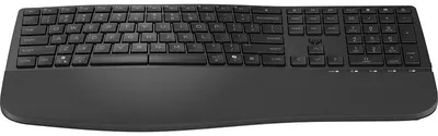 Zdjęcie produktu dla HP Multi-DevDual-ModeKBDwPlm FR, Pełnowymiarowy (100%), Przewodowy i Bezprzewodowy, RF Wireless + Bluetooth, Plunger key switch, Czarny