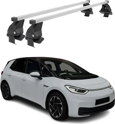 Obrázok produktu pre Základňa strešného nosiča Menabo pre VW ID 3 2019-2025 oceľovo šedá 2ks