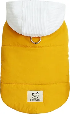 Produktbild von Warmer Fleece-Hundemantel mit Kapuze, Winterkleidung, dicke Schneejacke für Haustiere, kaltes Wetter, Outdoor-Reisebekleidung für kleine Hunde