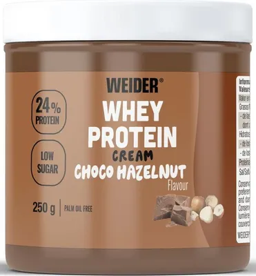 Produktbild von Weider Whey Protein Cream (250g) Choco-Hazelnut - Funktionelle Lebensmittel - Protein Aufstriche