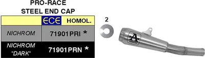 Immagine prodotto di Marmitta slip-on ARROW pro-race nichrom scuro per Honda Cbr 500 r
