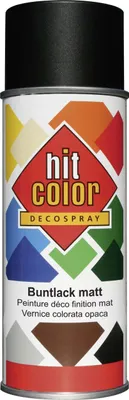 Produktbild von Belton Hitcolor Lackspray 400 ml tiefschwarz matt